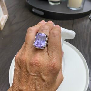Retired Silpada gem ring.